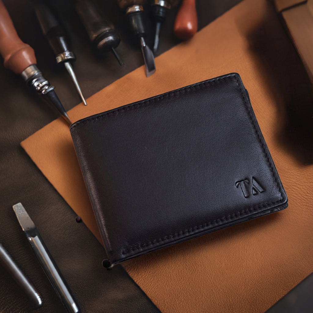 Men’s Genuine Leather Wallet (Double colour) Brown