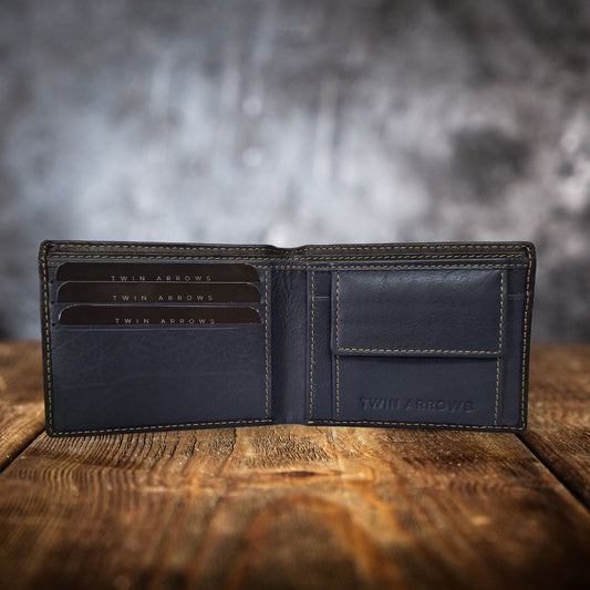 S22D9 - Men’s Genuine Leather Wallet (Double colour)